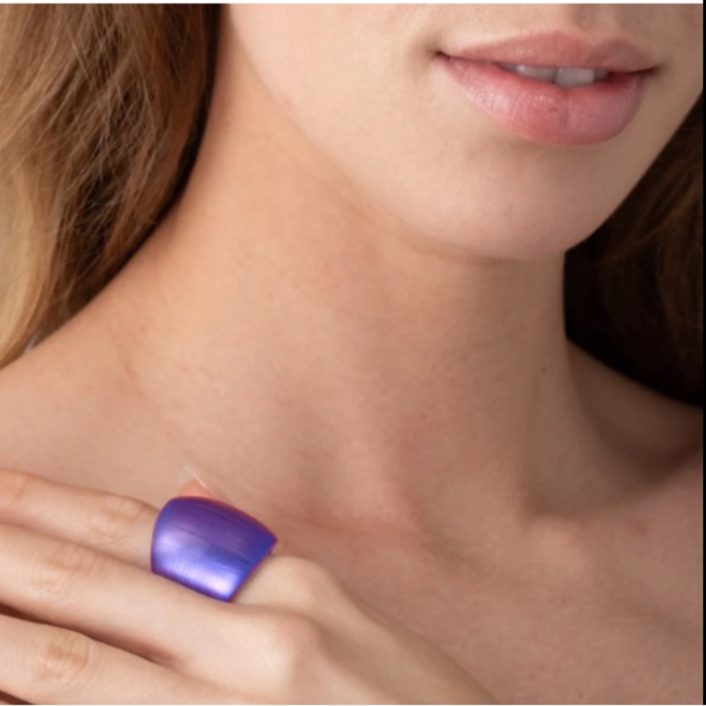 ALEXIS BITTAR • Lucite Block Ring- Purple - Picture 2 of 7